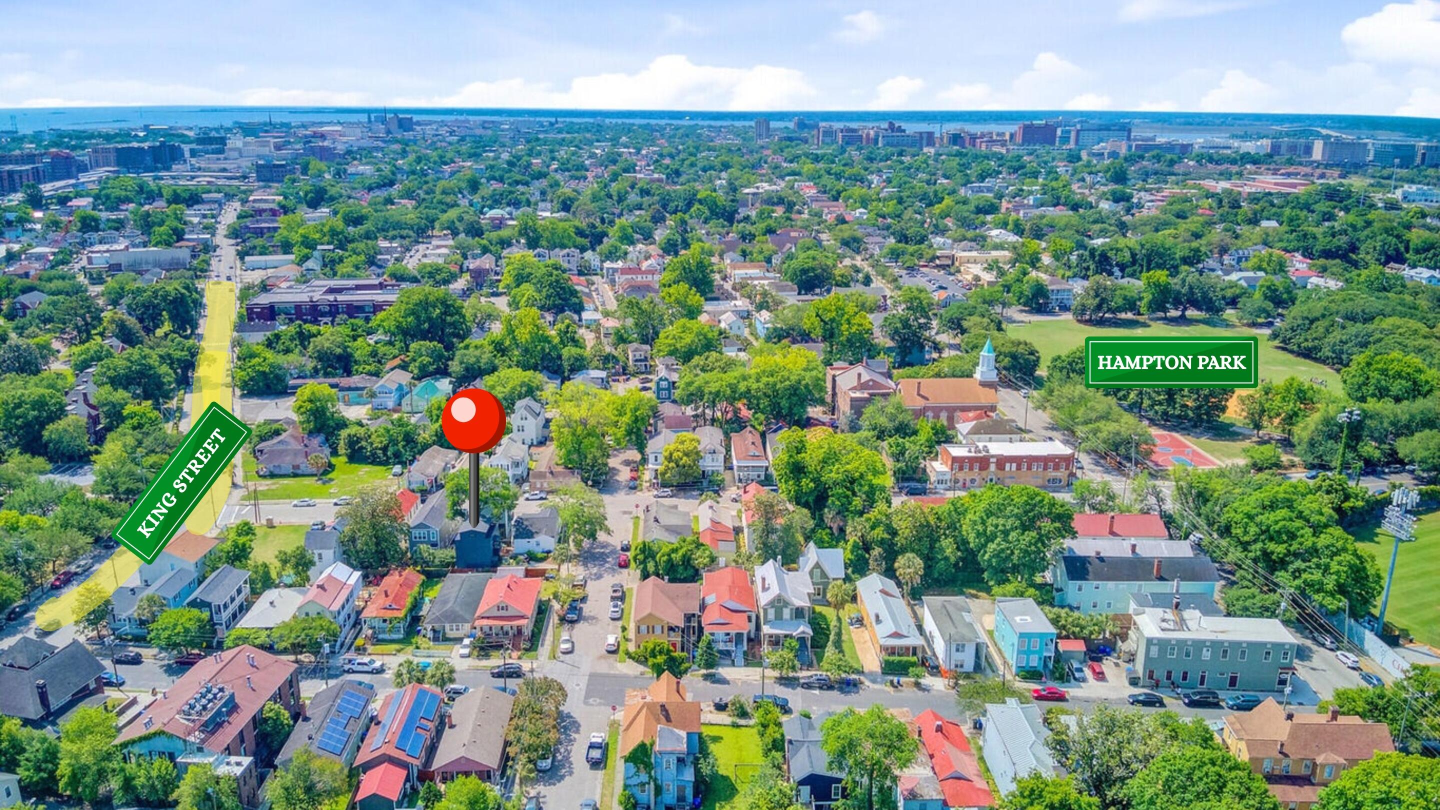 16 Cleveland Street, Unit 300 Charleston, SC 29403 - Photo 2 of 25 Aerial