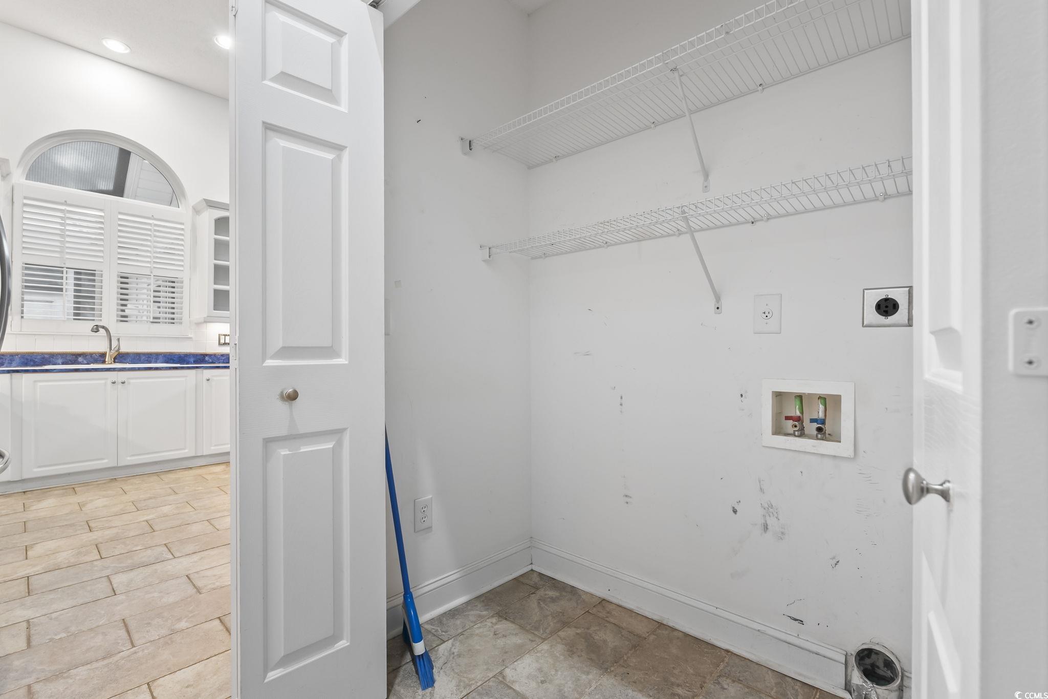 743 Helms Way Conway, SC 29526 - Photo 30 of 37 Laundry room featuring hookup for a washing machine and electric dryer hookup