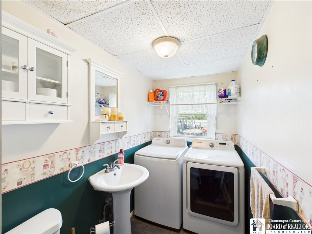 9911 Miller Road Arkwright, NY 14063 - Photo 9 of 33 1st floor 1/2 bath and laundry