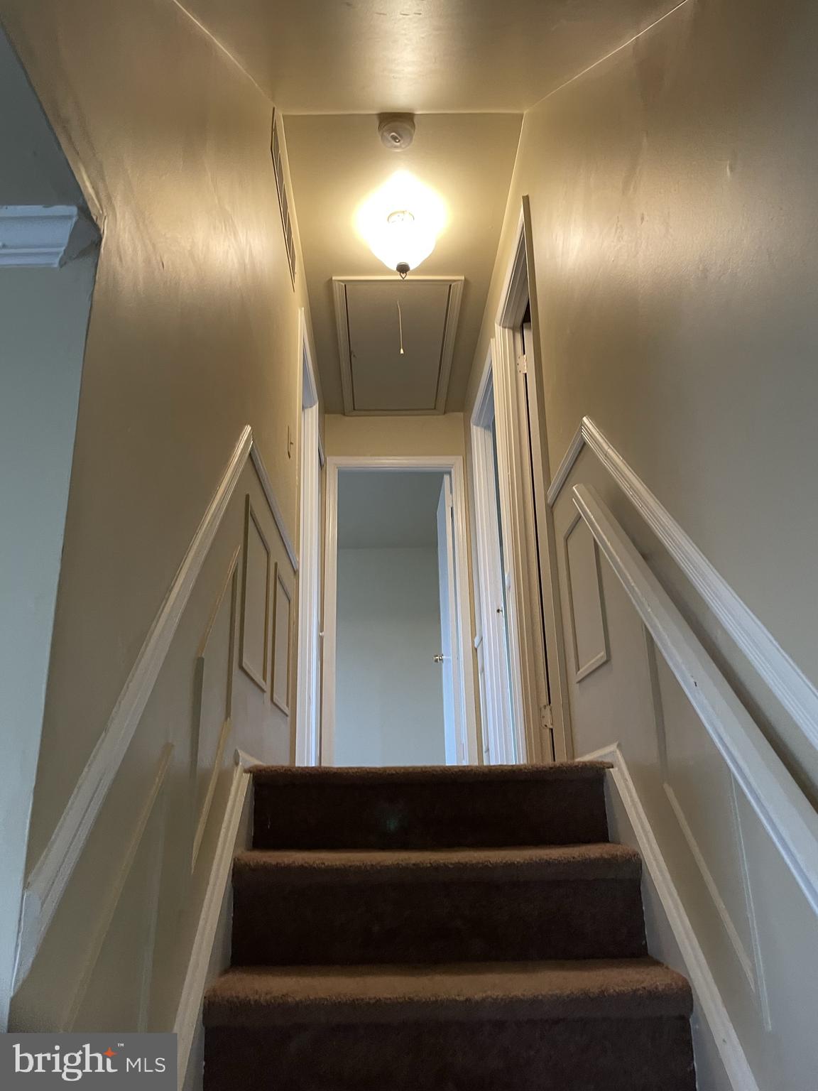 2 White Drive Newark, DE 19702 - Photo 14 of 29 a view of staircase with white walls and railing