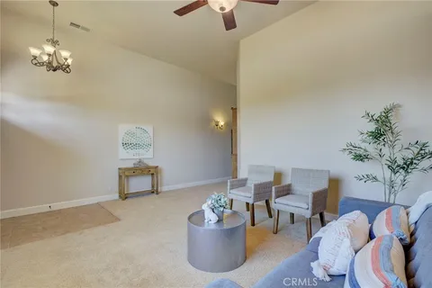 a car is parked in a room