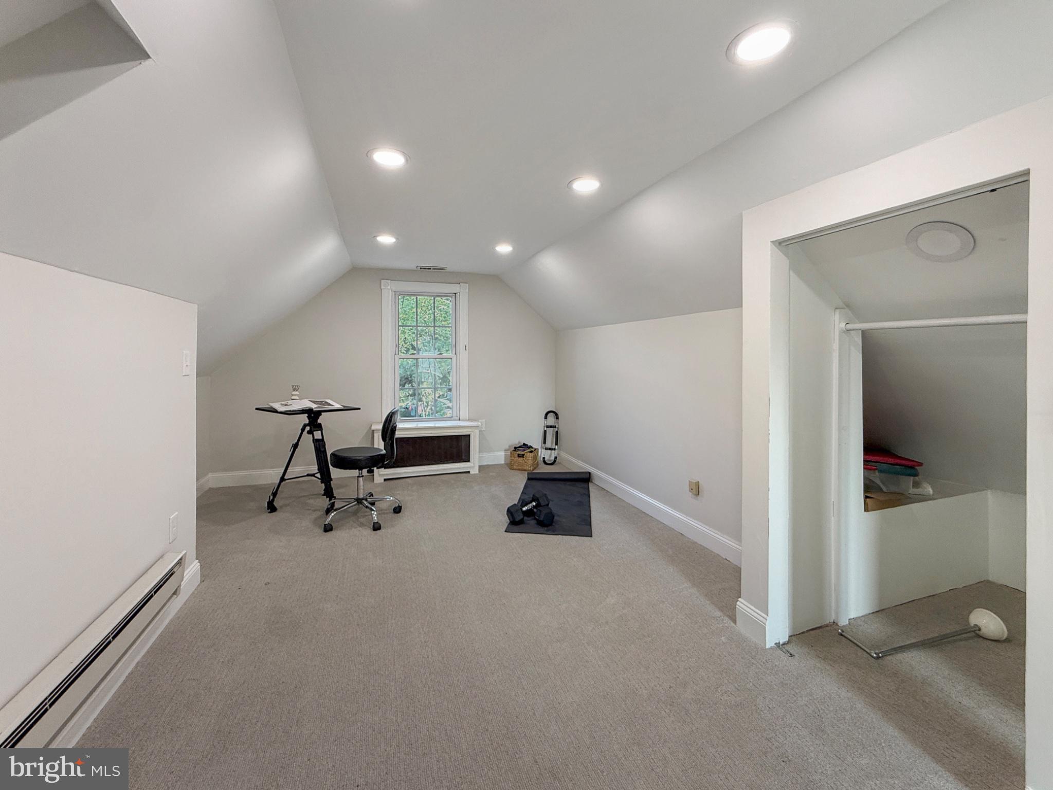 3216 18th Street Northeast Washington, DC 20018 - Photo 34 of 47 Bright and airy attic workspace.