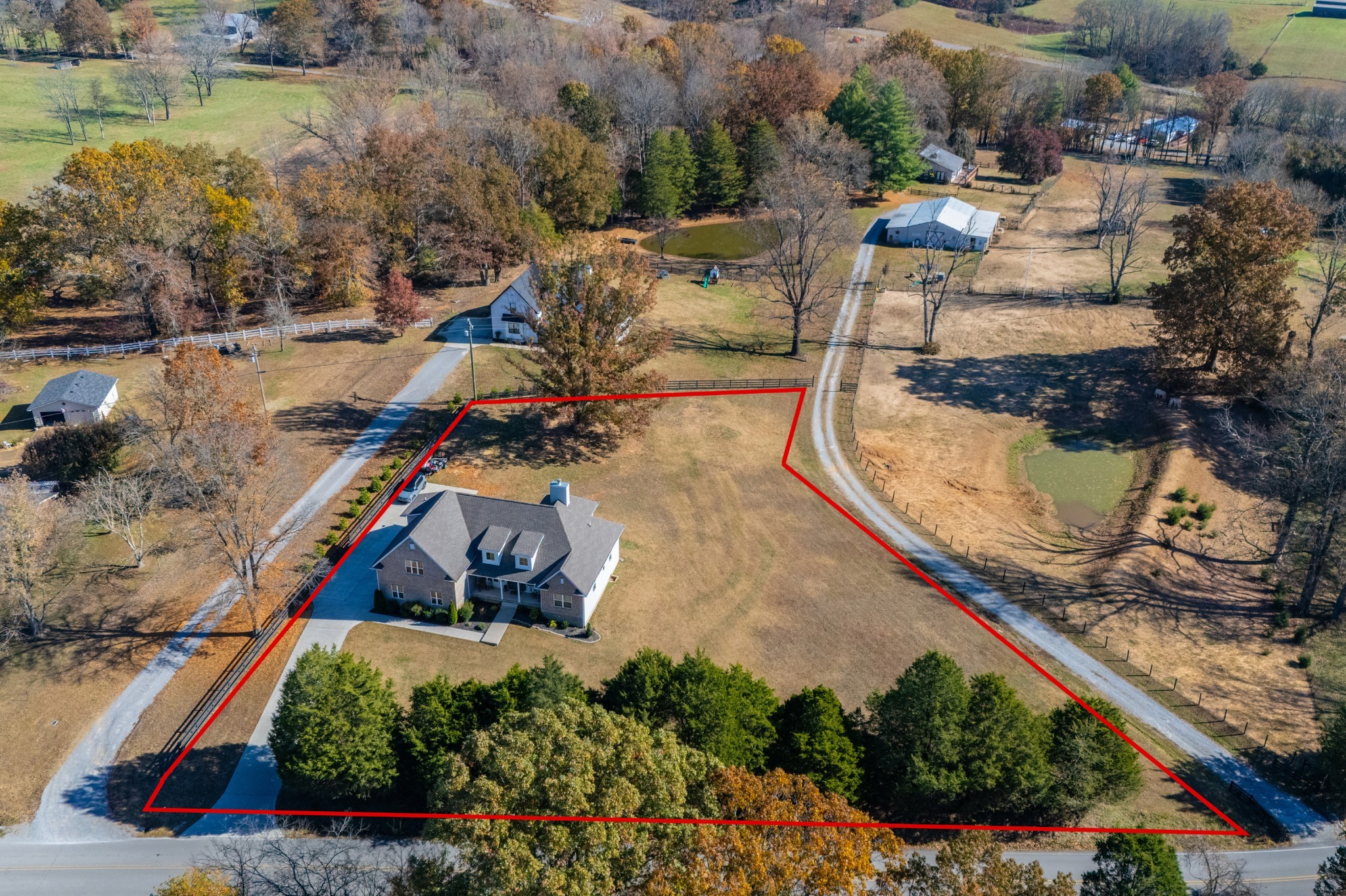 1835 Belotes Ferry Road Lebanon, TN 37087 - Photo 34 of 40 an aerial view of a house with outdoor space
