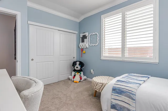 a bathroom with a sink vanity and mirror