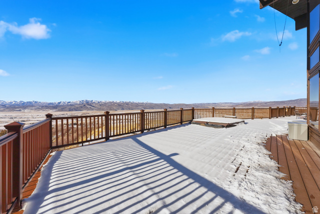 3090 North Rocky Road Kamas, UT 84036 - Photo 6 of 17 Wooden terrace with a mountain view