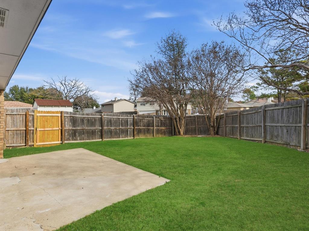 625 Reno Street Lewisville, TX 75077 - Photo 22 of 25 a view of a garden