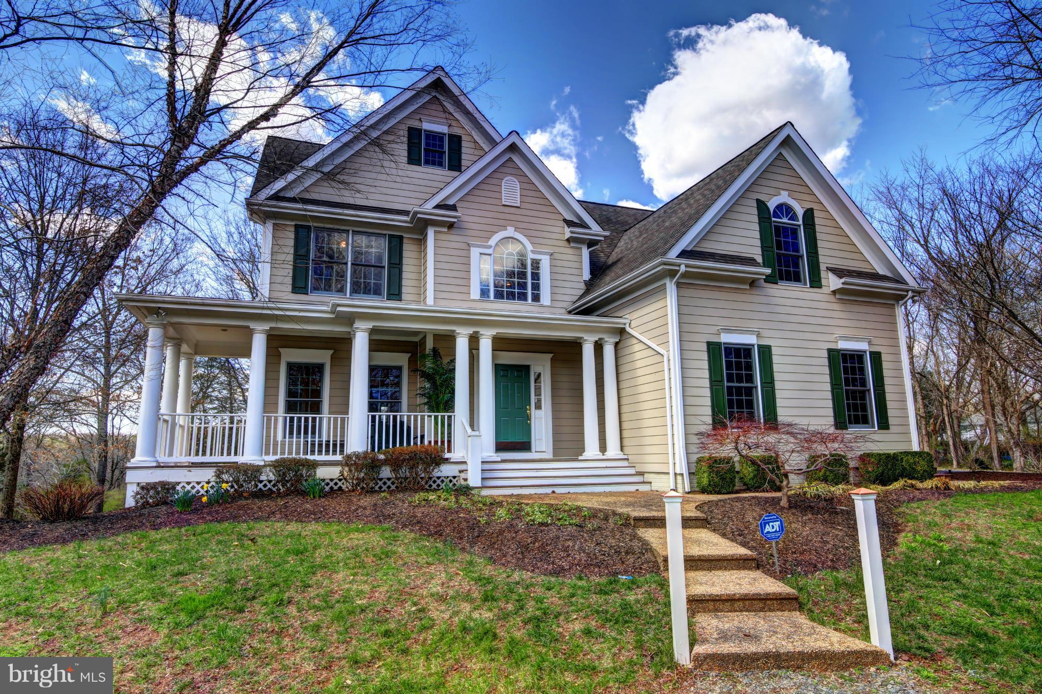 front view of house with a yard