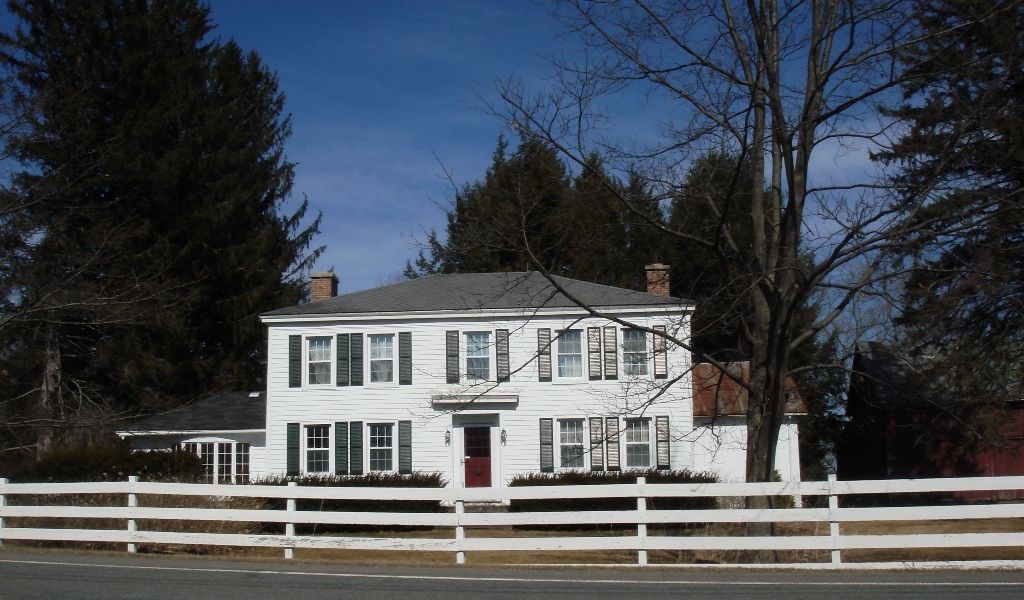 523 Hancock Road Williamstown, MA 01267 - Photo 1 of 16 a view of a white house with a large windows and a large tree