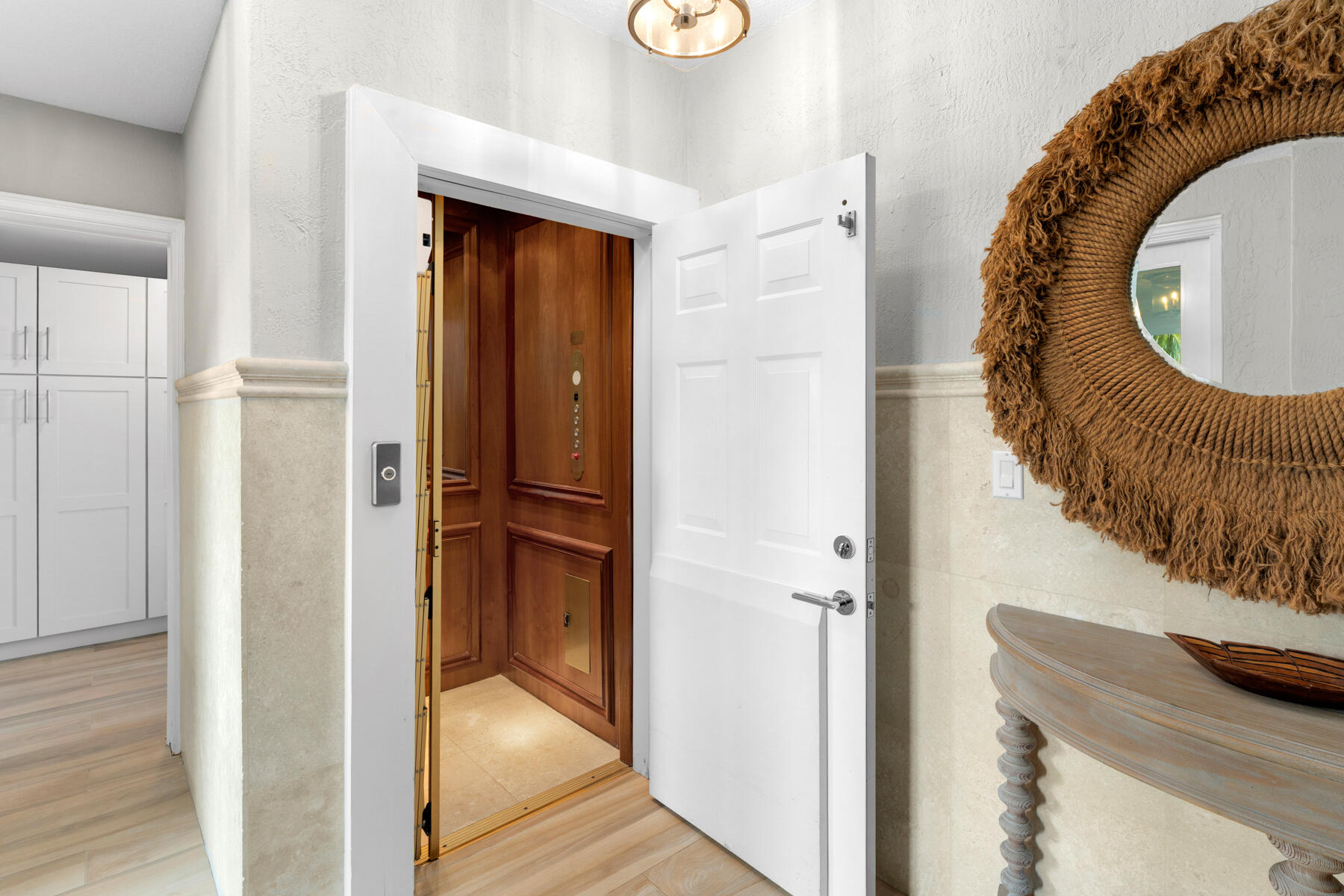 108 North Bounty Lane Key Largo, FL 33037 - Photo 13 of 79 Mahogany interior elevator