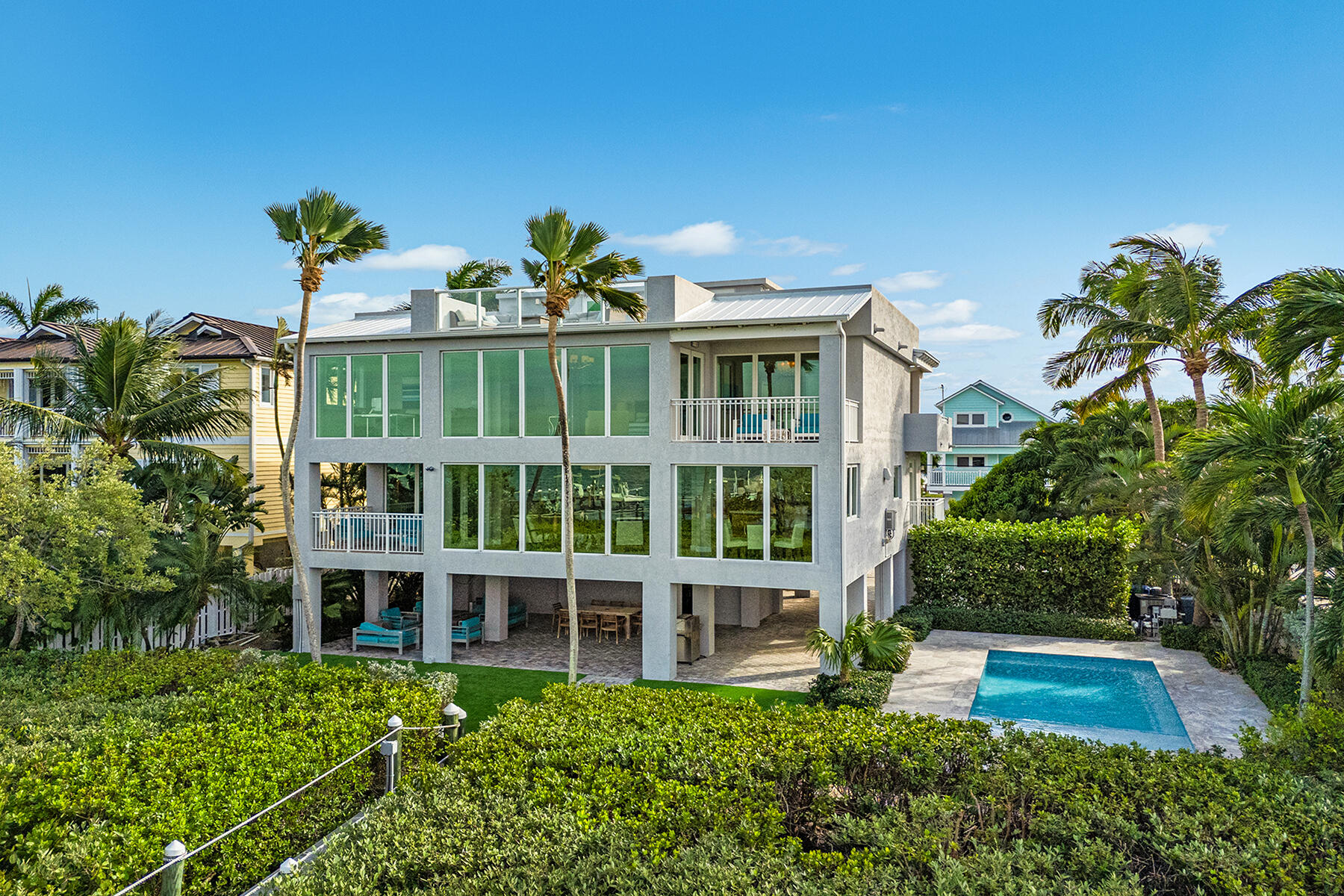 108 North Bounty Lane Key Largo, FL 33037 - Photo 73 of 79 3 Story Modern Coastal design