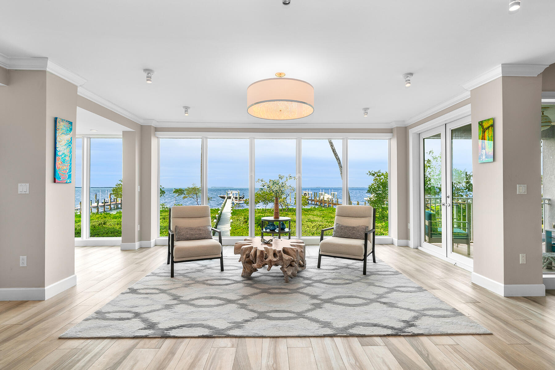 108 North Bounty Lane Key Largo, FL 33037 - Photo 76 of 79 a living room with large windows