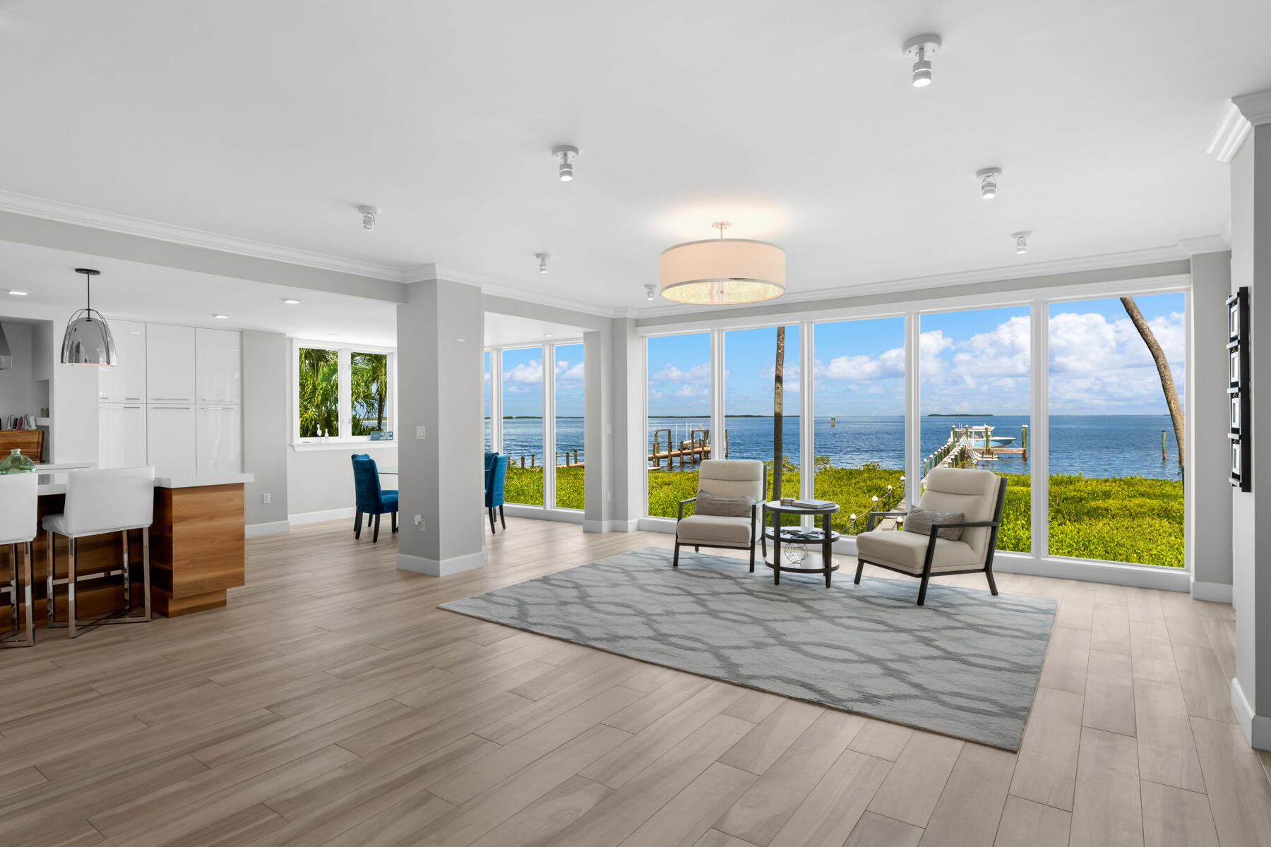 108 North Bounty Lane Key Largo, FL 33037 - Photo 77 of 79 a living room with furniture and a large window