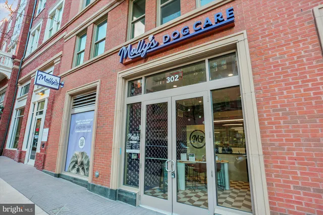 a view of a building with a window