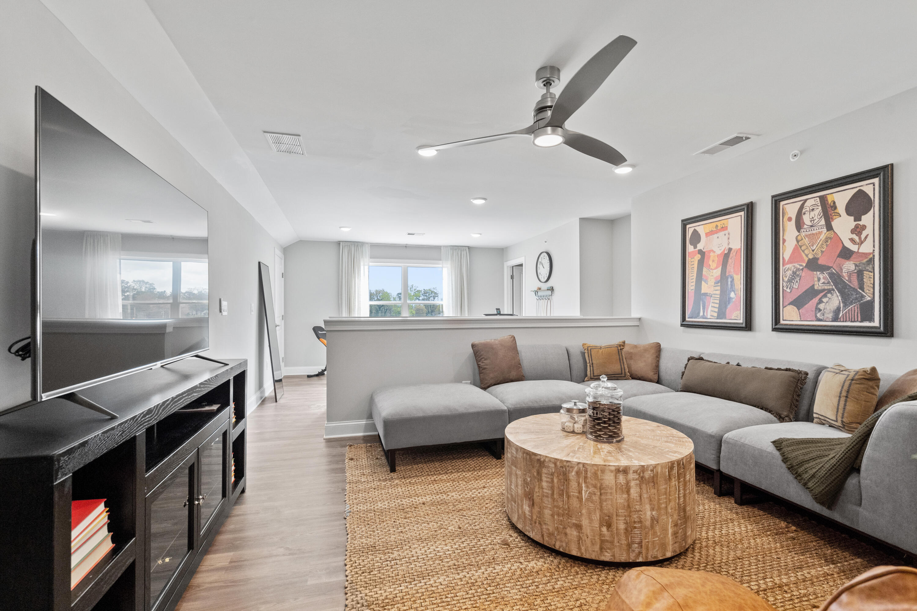 160 Brizo Lane, Unit LOT 10 Santa Rosa Beach, FL 32459 - Photo 39 of 45 a living room with furniture and a fireplace