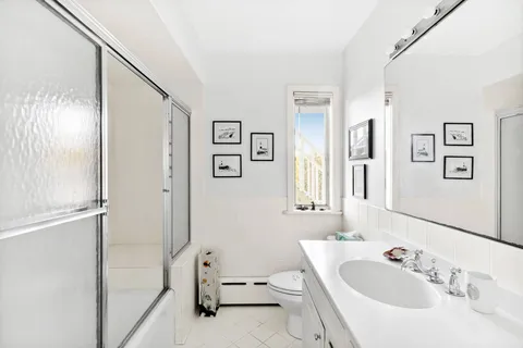 a bathroom with a sink and a toilet