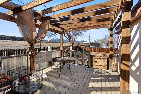 a view of balcony and deck