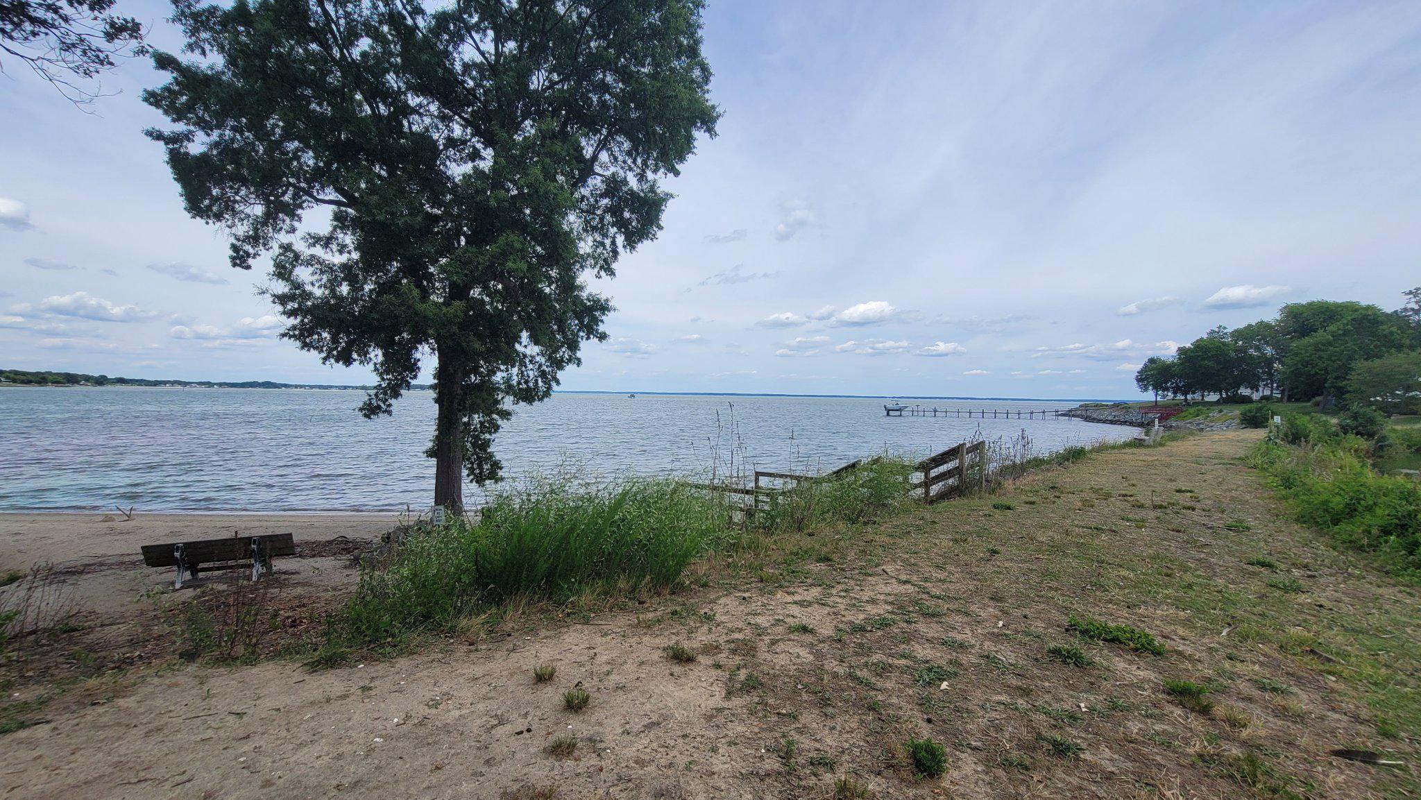 257 Church Point Lane Colonial Beach, VA 22443 - Photo 10 of 25 Serene beach access view with lush greenery.