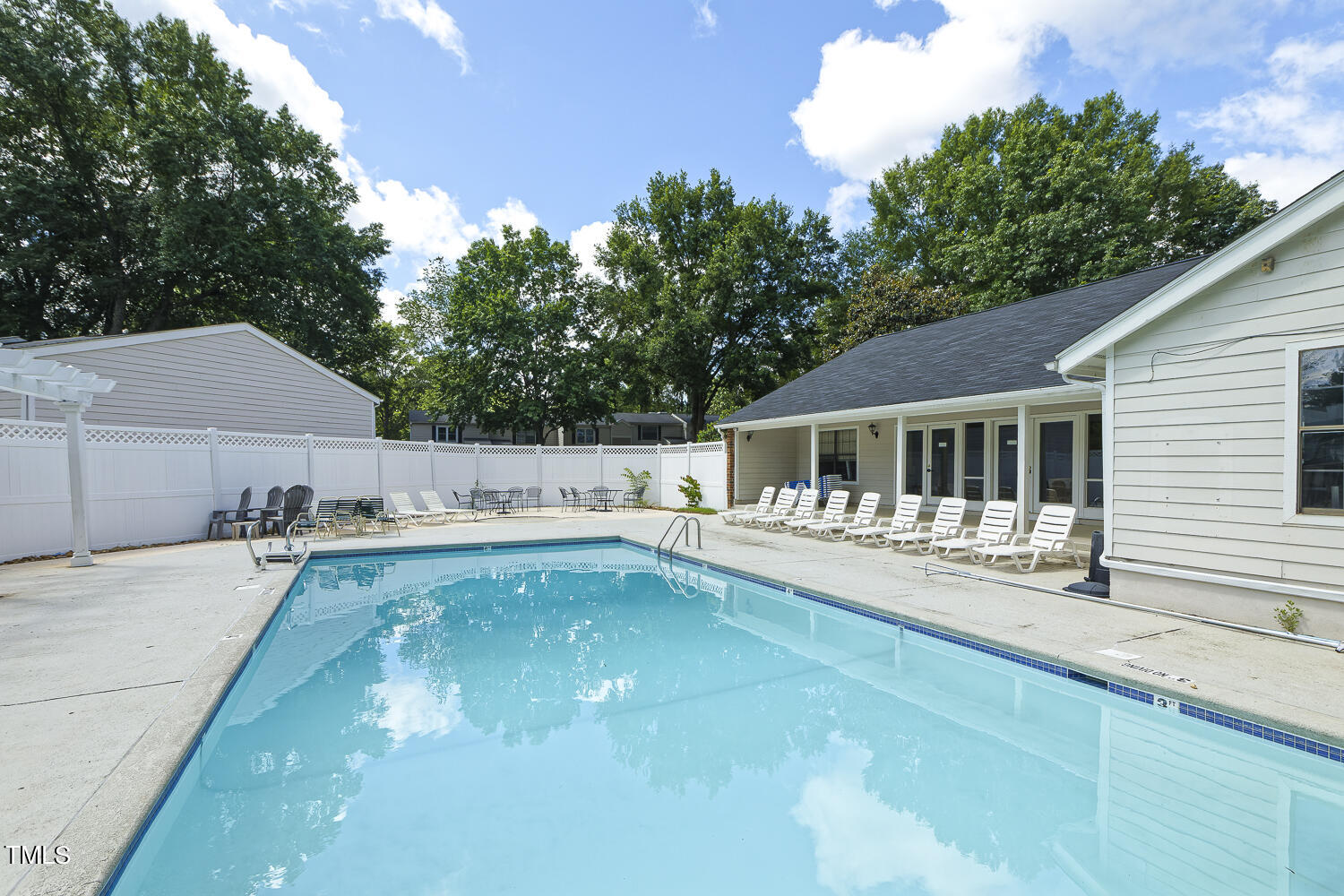 7747 Falcon Rest Circle Raleigh, NC 27615 - Photo 36 of 36 a view of a house with swimming pool and sitting area