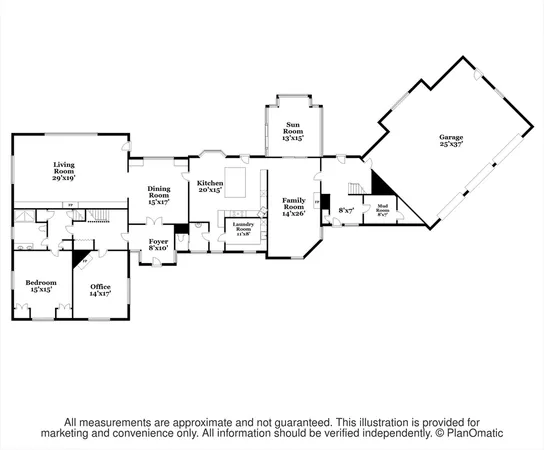 a picture of a floor plan