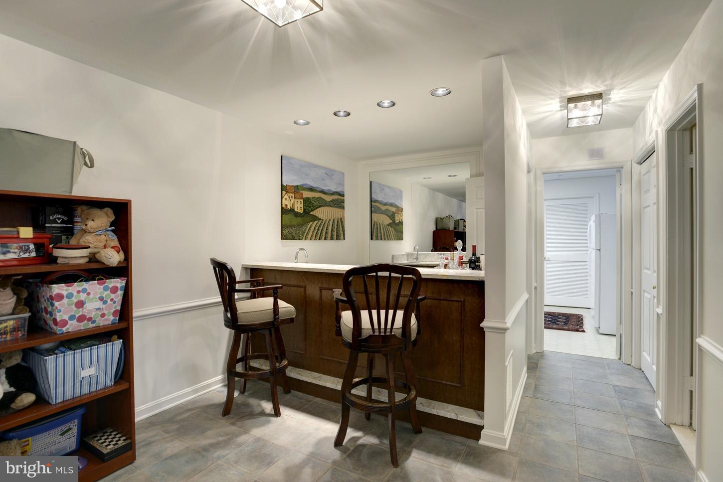 312 Runner Road Great Falls, VA 22066 - Photo 24 of 30 Walk-behind Wet Bar in Lower Level