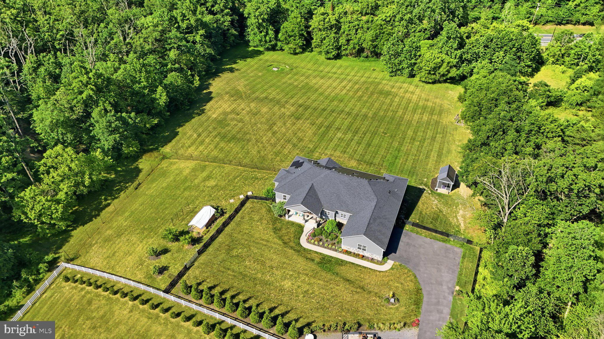 8225 Ball Road Frederick, MD 21704 - Photo 2 of 51 6.55 private acres with a gated entrance.