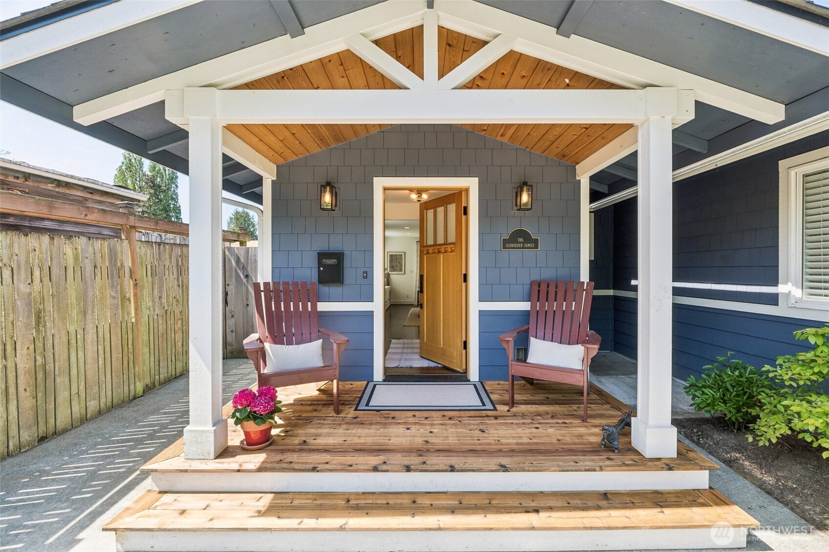 4129 19th Avenue Southwest Seattle, WA 98106 - Photo 2 of 34 a front view of a house with entryway
