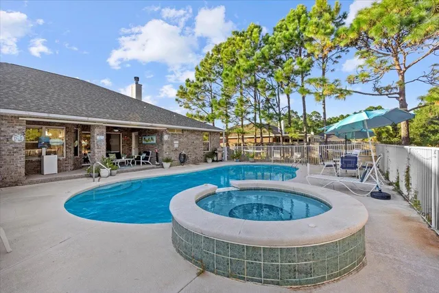 a view of outdoor space yard swimming pool and patio
