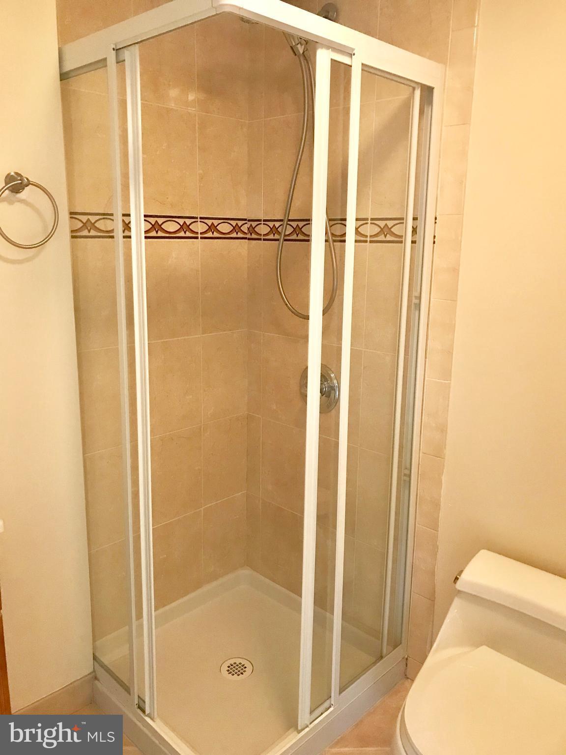 6214 Hillside Road Springfield, VA 22152 - Photo 21 of 22 a bathroom with a glass shower door
