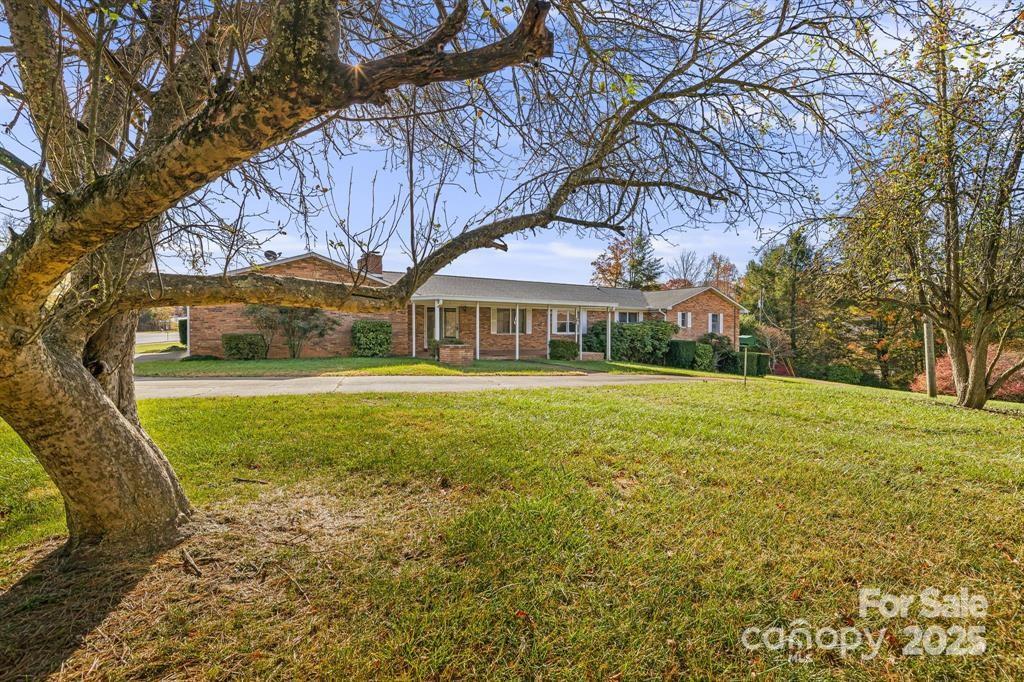 7 Brookshire Road Leicester, NC 28748 - Photo 33 of 40 a view of house with yard