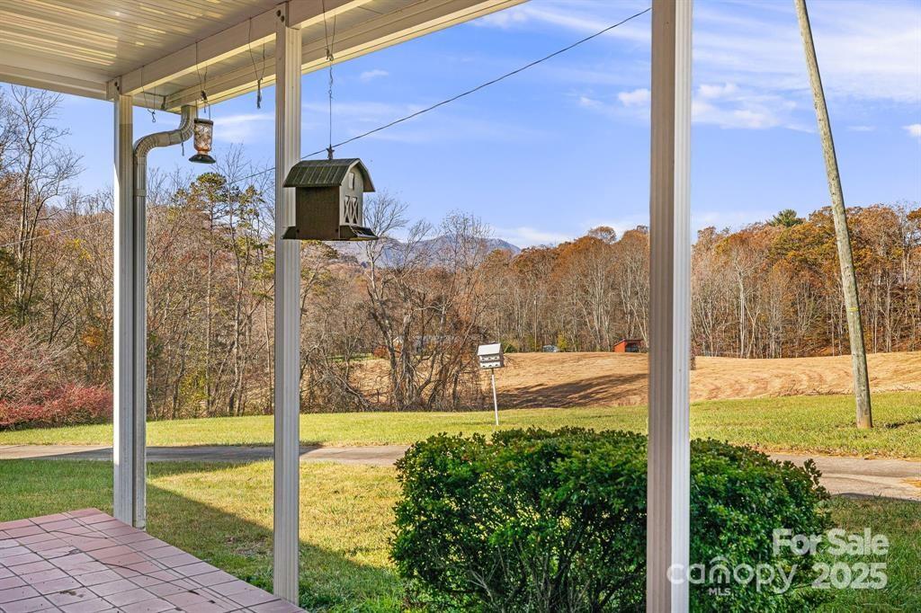 7 Brookshire Road Leicester, NC 28748 - Photo 4 of 40 a view of a balcony with yard