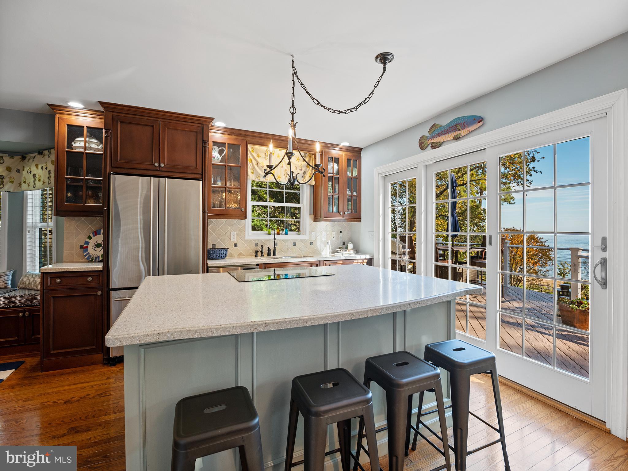 12964 Pine Place Lusby, MD 20657 - Photo 15 of 63 A beautiful kitchen with beautiful views.