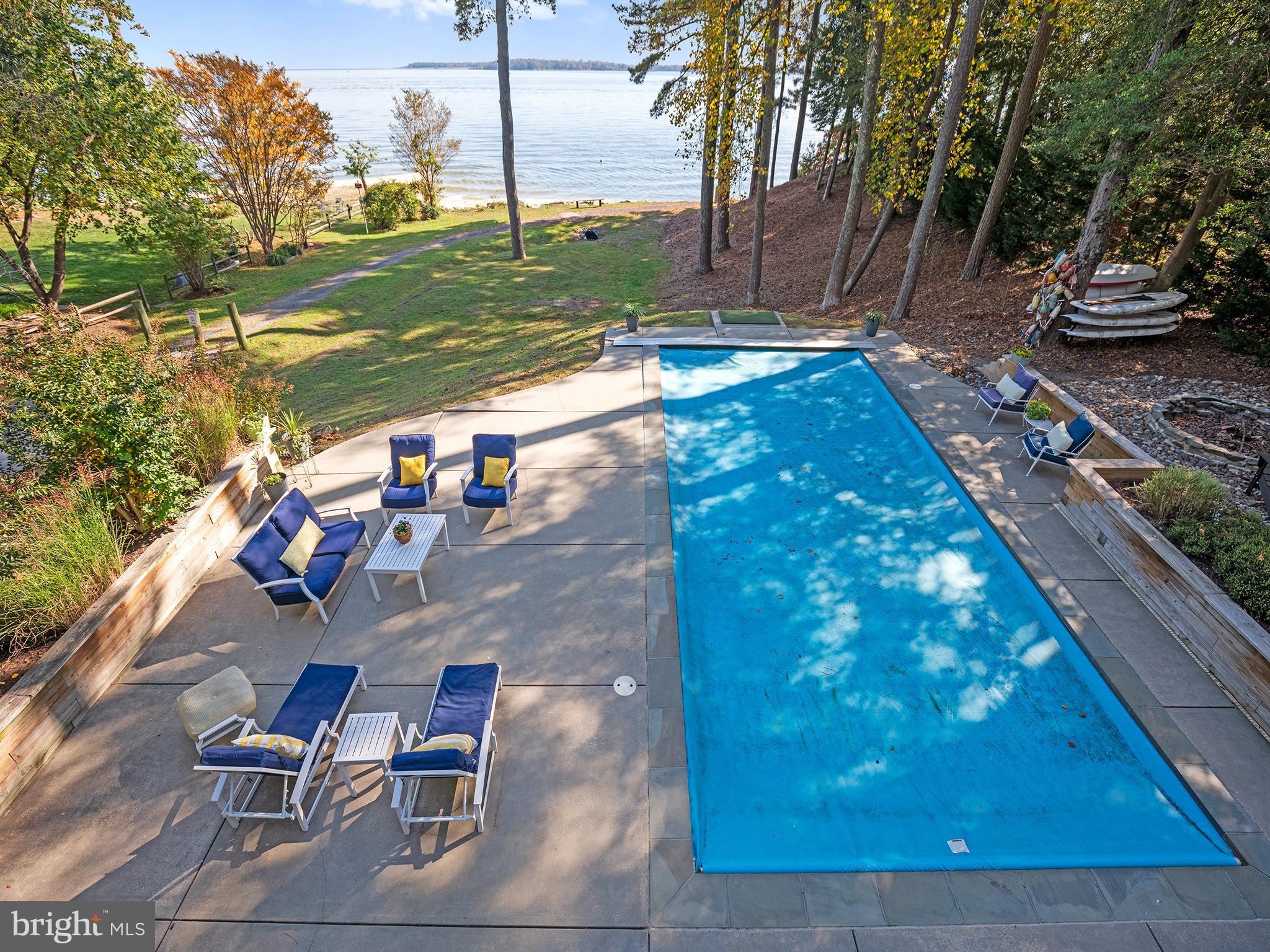12964 Pine Place Lusby, MD 20657 - Photo 19 of 63 Nothing better then a pool with Bay views!