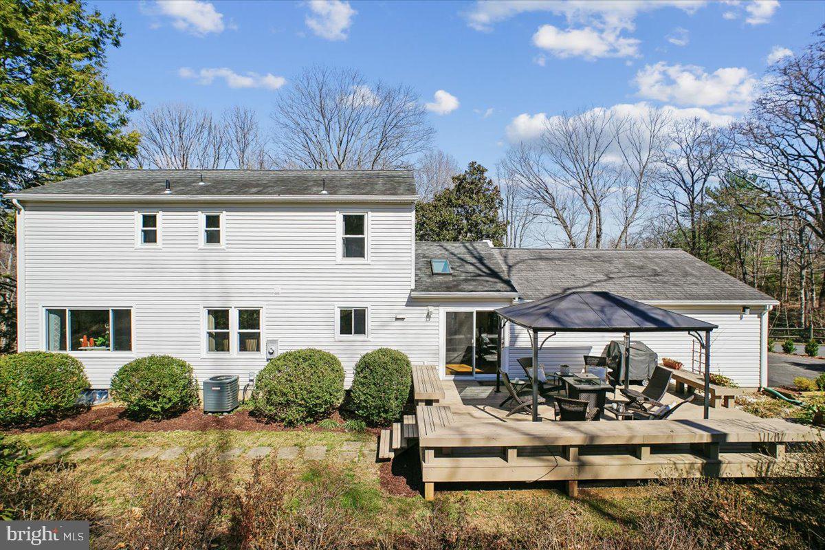 3268 Fox Mill Road Oakton, VA 22124 - Photo 24 of 31 Rear yard with deck & gazebo.