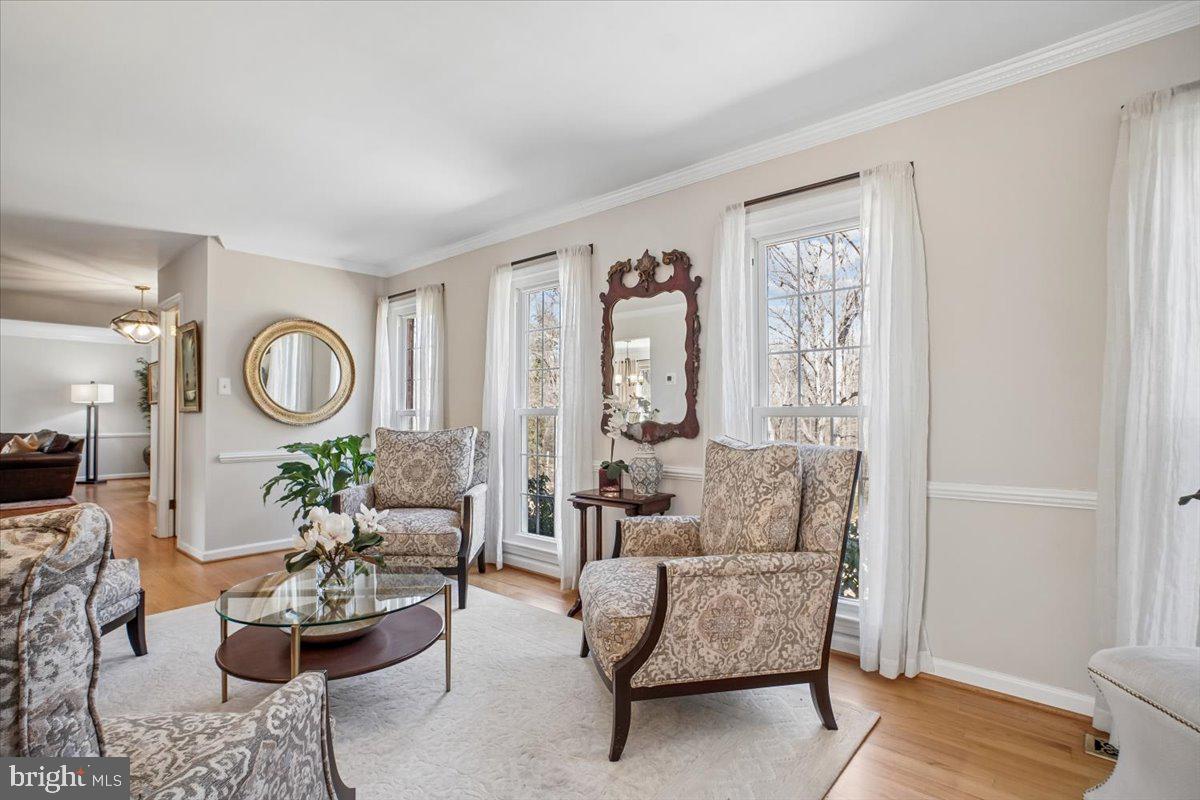 3268 Fox Mill Road Oakton, VA 22124 - Photo 7 of 31 Hardwood floors in living room & all of main level