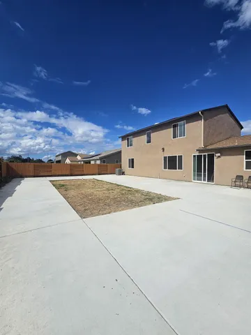 a view of an ocean with a big yard