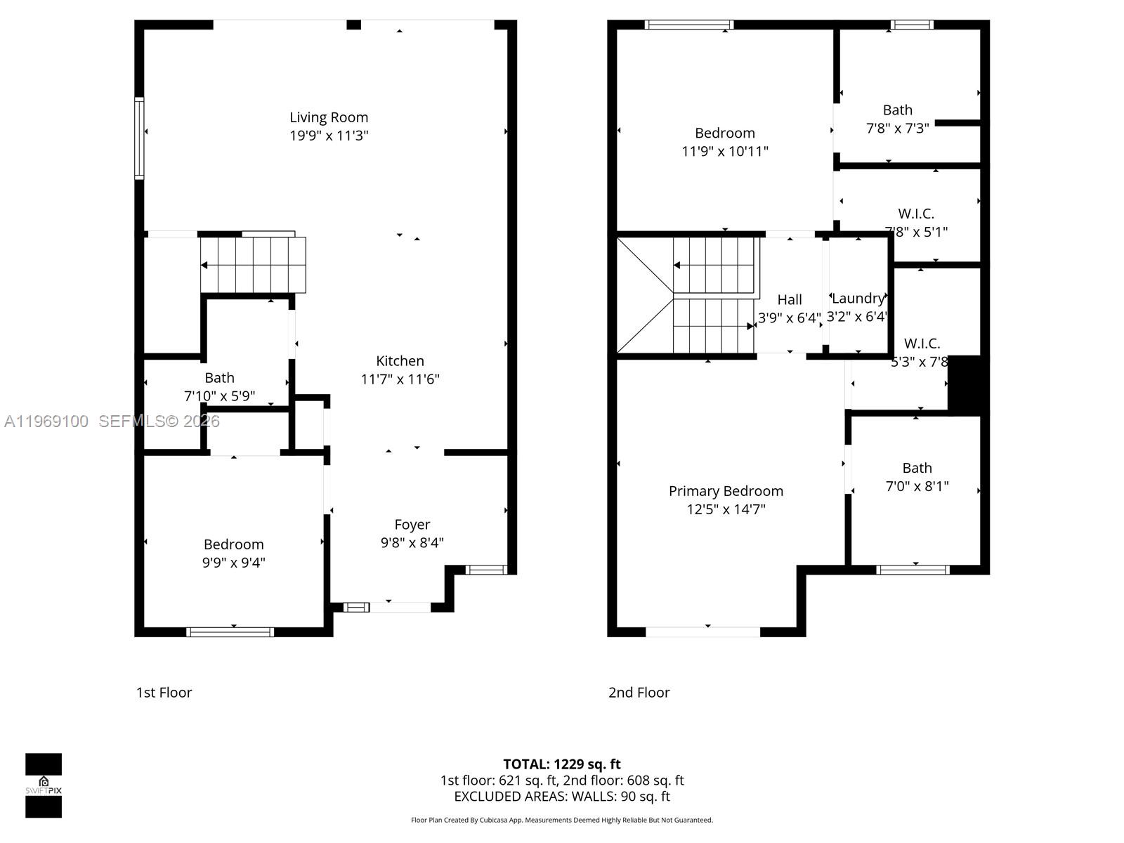 7783 Southwest 94th Lane, Unit 7783 Miami, FL 33156 - Photo 30 of 30 a picture of a floor plan