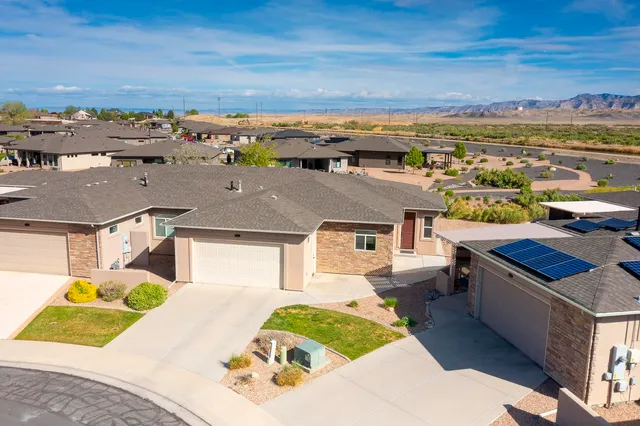 view of a city with tall buildings