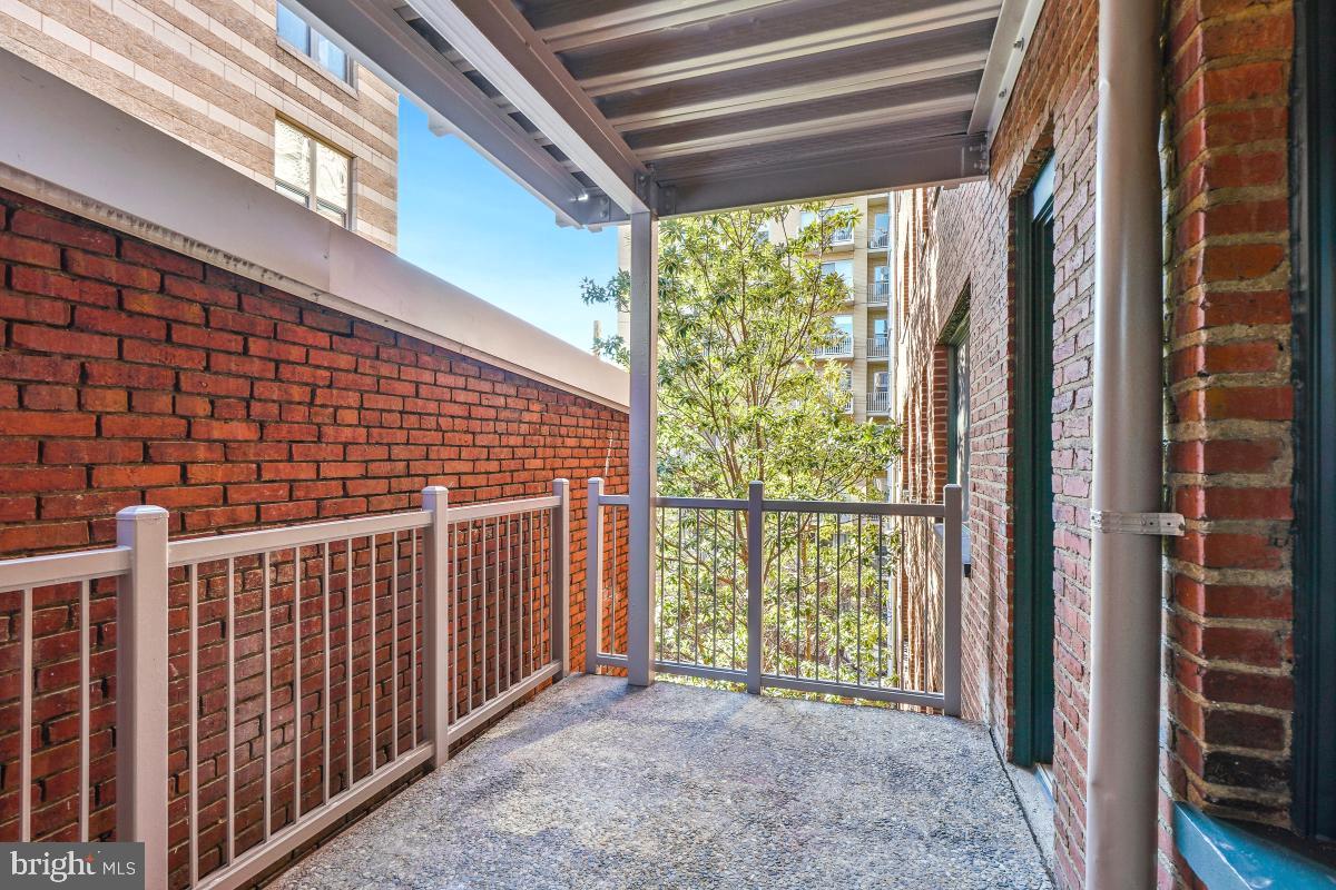1124 10th Street Northwest, Unit 4B Washington, DC 20001 - Photo 26 of 29 Private balcony