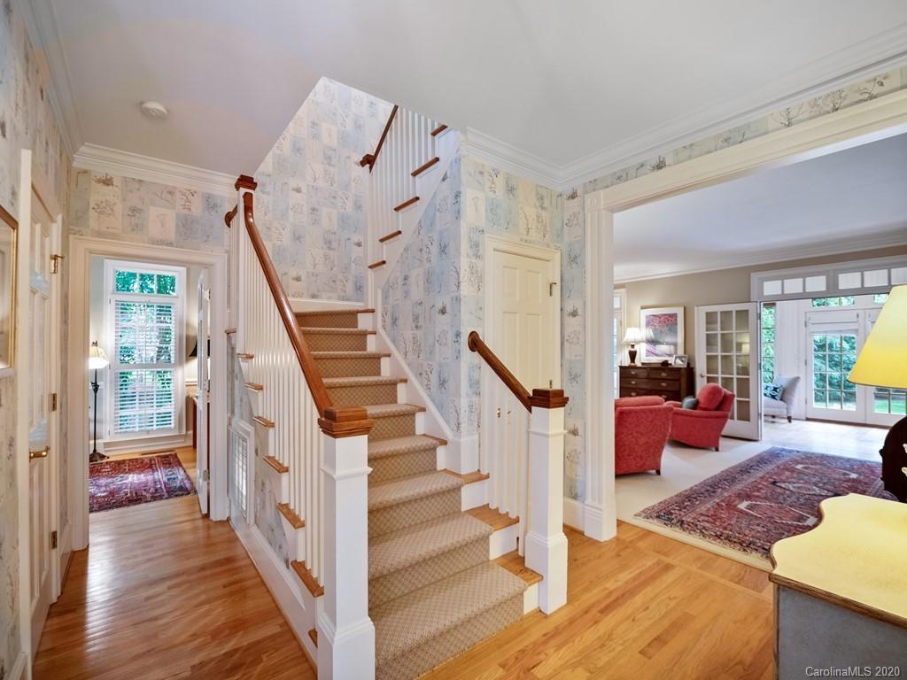 2440 Overhill Road Charlotte, NC 28211 - Photo 5 of 48 a view of entryway and hall with wooden floor