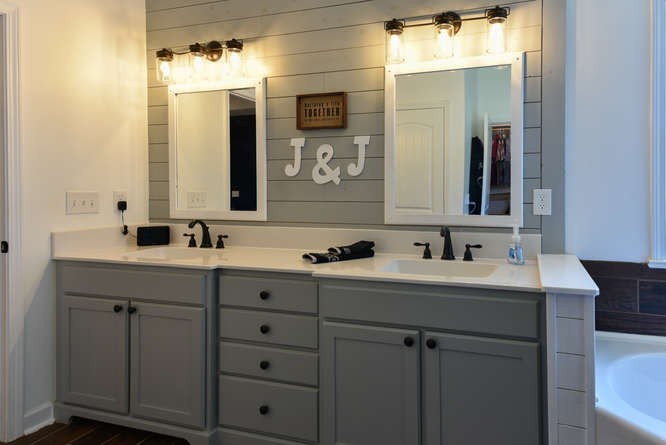 1754 Vesta Road Lebanon, TN 37090 - Photo 23 of 37 a bathroom with a double vanity sink mirror and