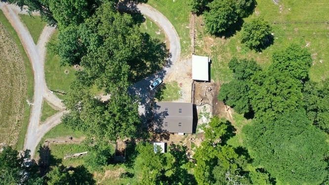 1754 Vesta Road Lebanon, TN 37090 - Photo 35 of 37 an aerial view of a house with a yard and plants