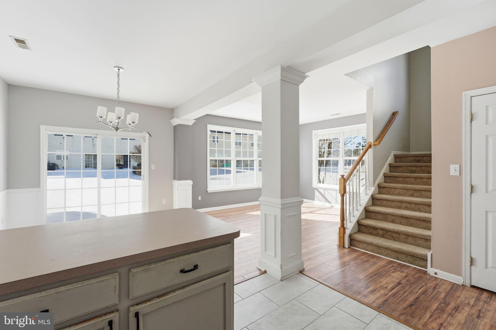 187 Gillespie Avenue Middletown, DE 19709 - Photo 14 of 43 a view of an entryway with wooden floor and stairs
