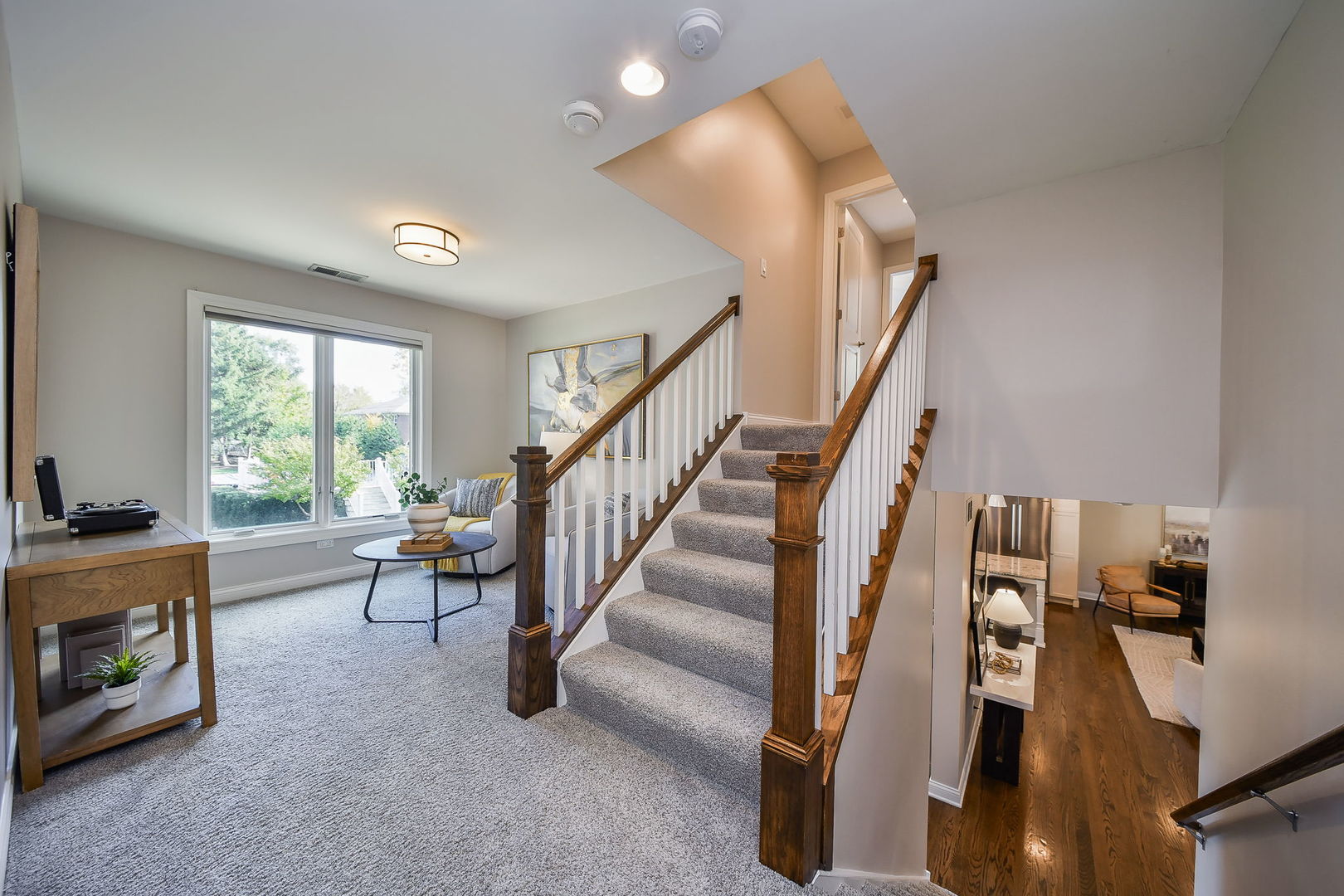 4733 Roslyn Road Downers Grove, IL 60515 - Photo 15 of 46 a view of entryway and livingroom with furniture