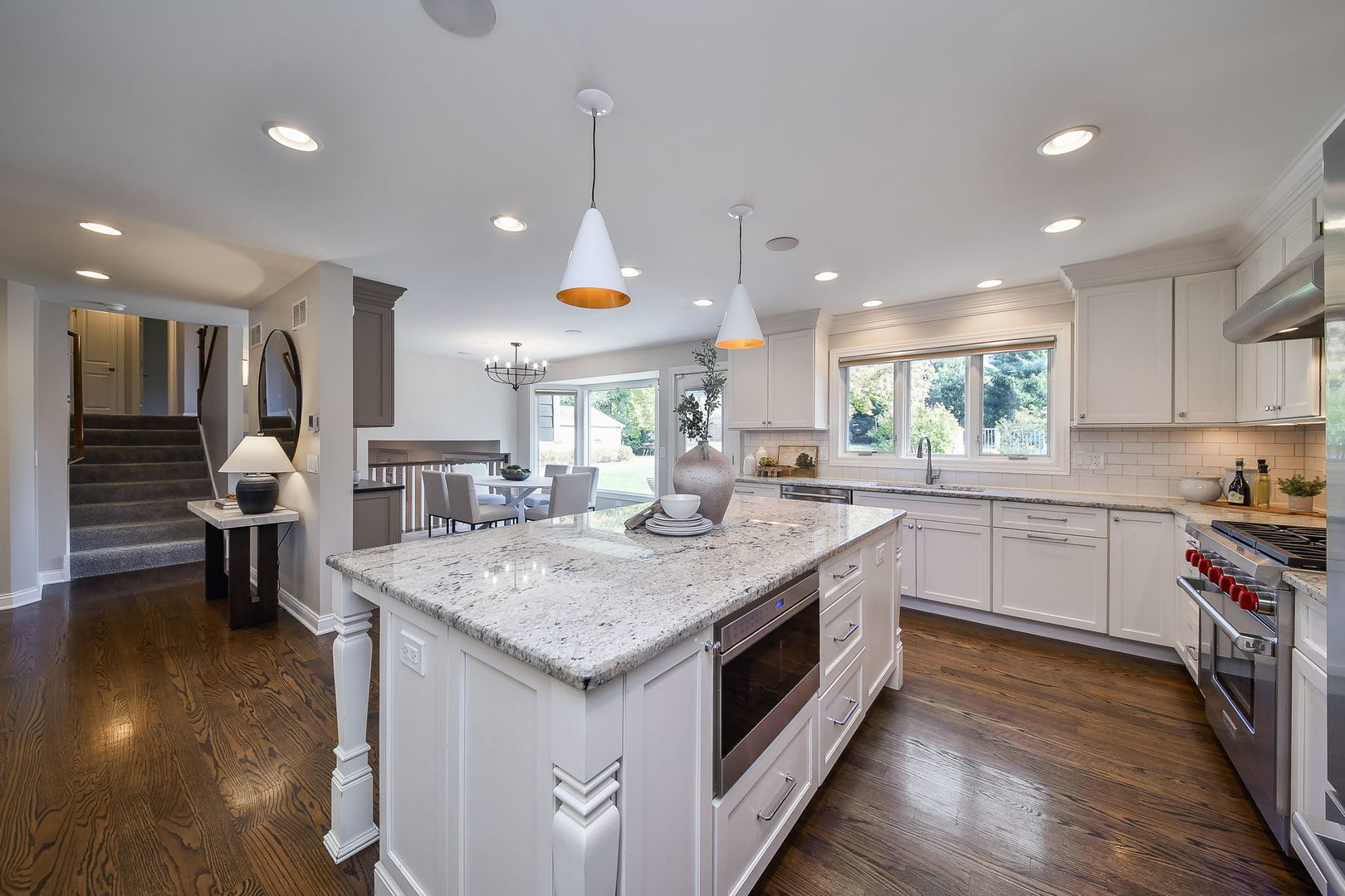 4733 Roslyn Road Downers Grove, IL 60515 - Photo 8 of 46 a kitchen with a stove and a sink