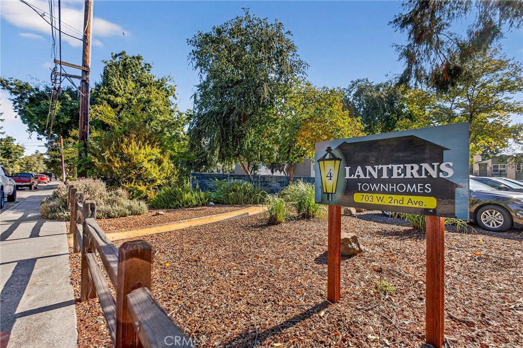 703 West 2nd Avenue Chico, CA 95926 - Photo 25 of 27 a view of a sign board with a park