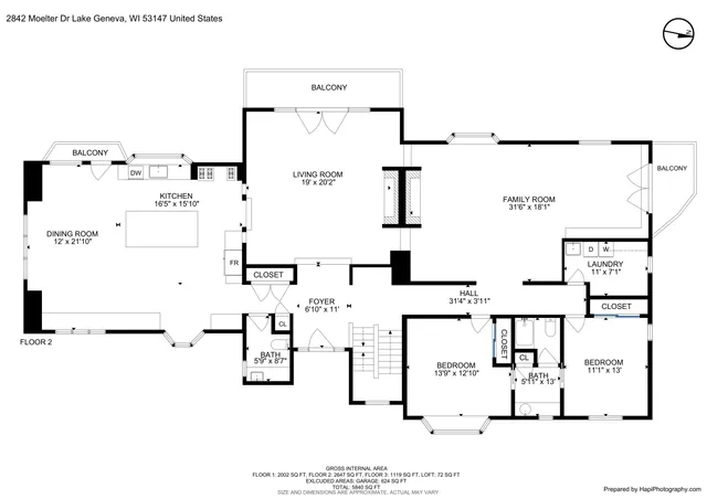 $1,750,000 | 2842 Moelter Drive, Lyons, WI 53147
