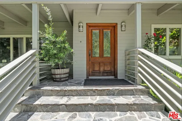 a view of outdoor space and porch