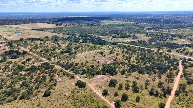 a view of a lake with houses