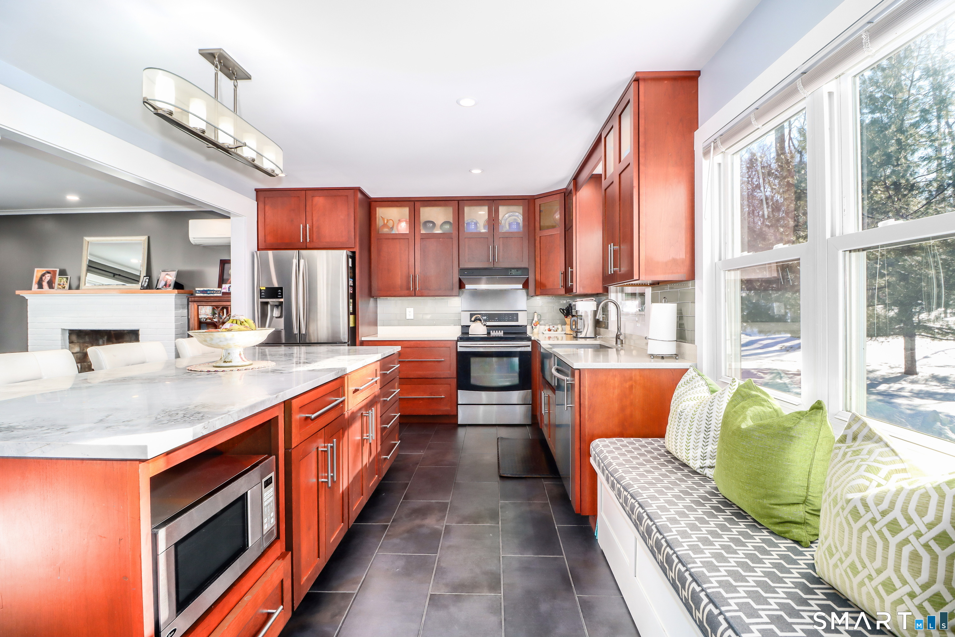 8 Marilyn Road Brookfield, CT 06804 - Photo 8 of 37 a kitchen with stainless steel appliances granite countertop a stove and a sink
