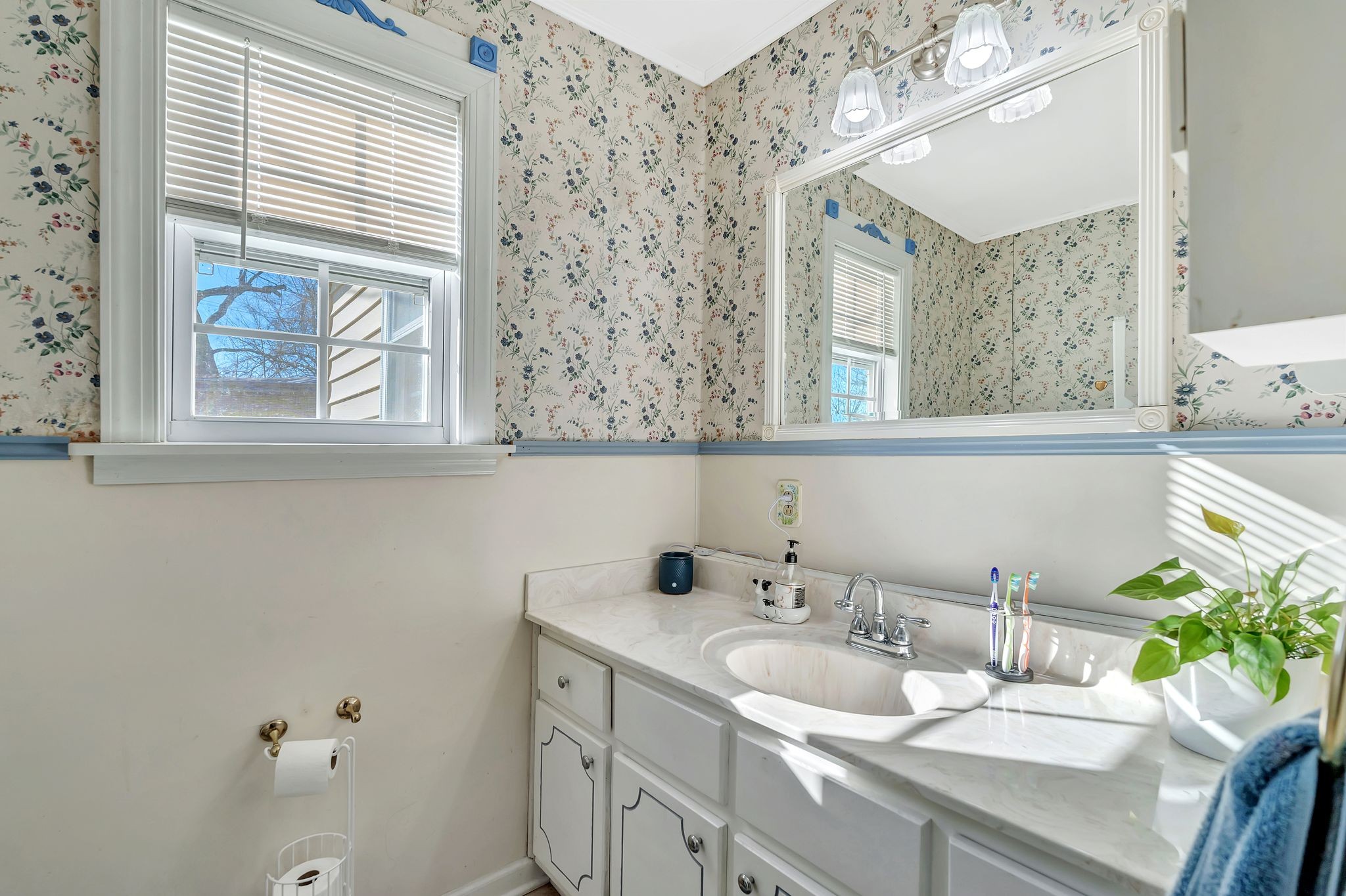 242 Union Ridge Road Wartrace, TN 37183 - Photo 25 of 33 a bathroom with a sink and a mirror
